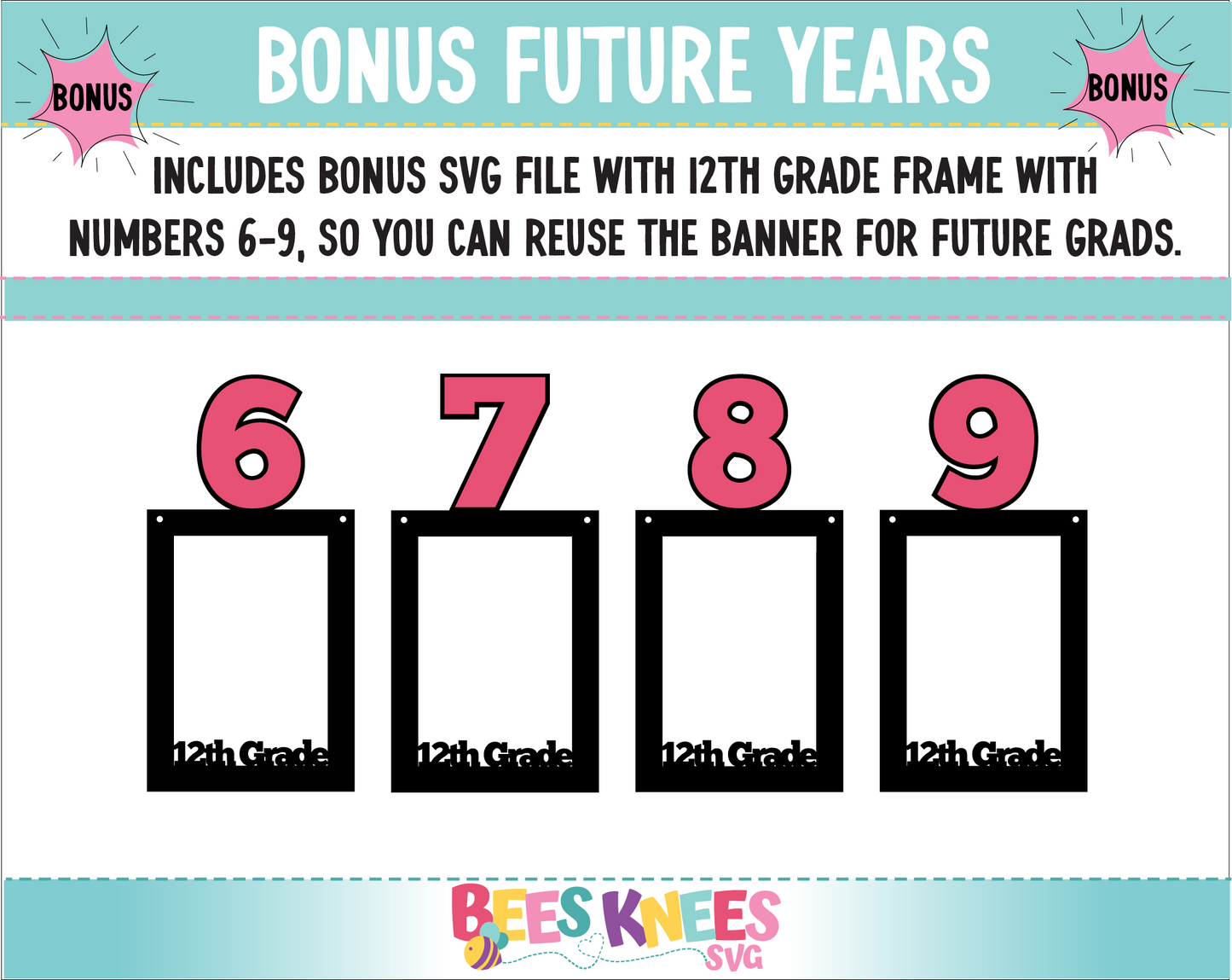 2025 Graduation Banner 5x7 SVG Template