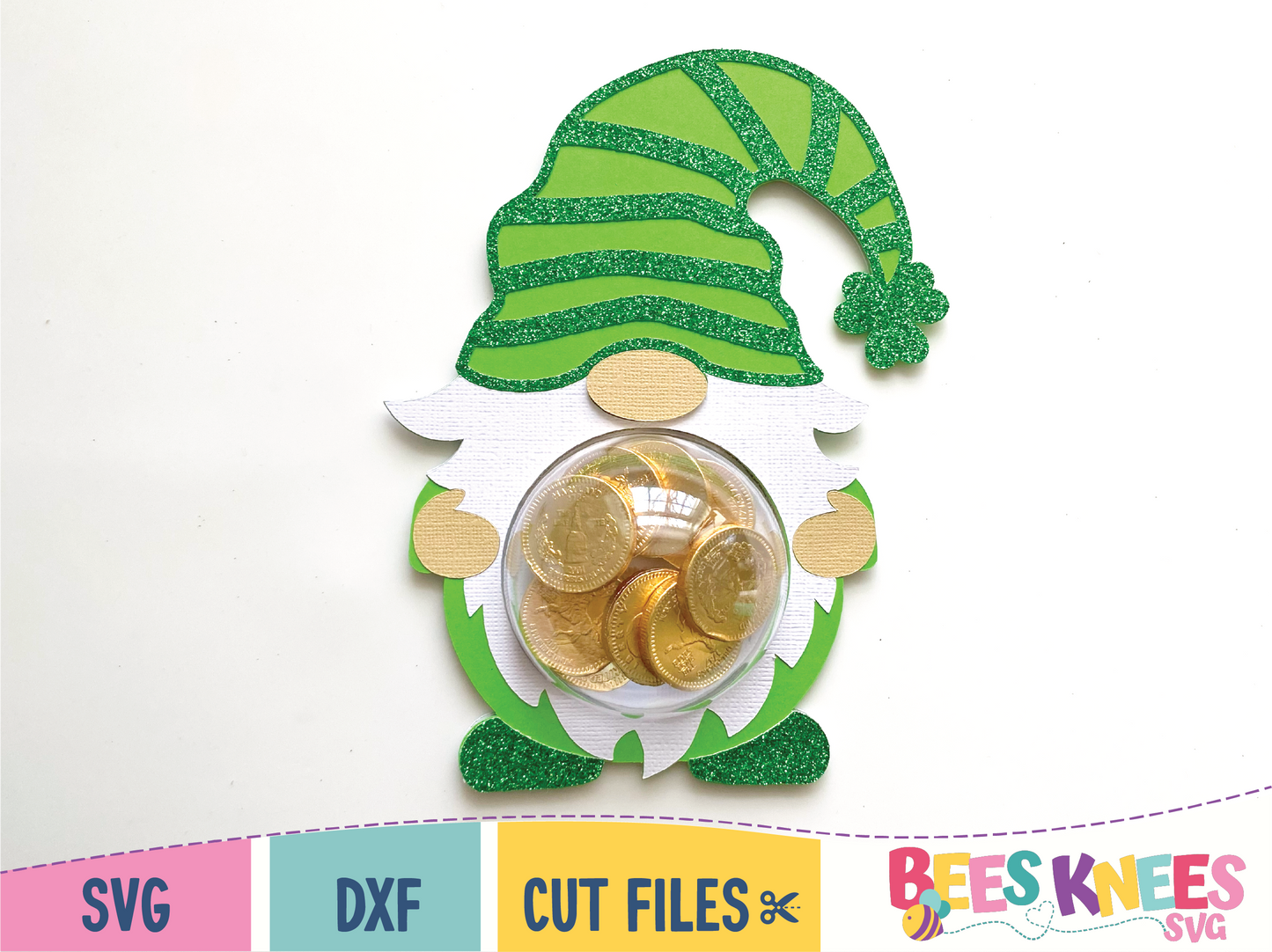 St. Patrick's Day Bundle Dome Candy Holder SVG Templates