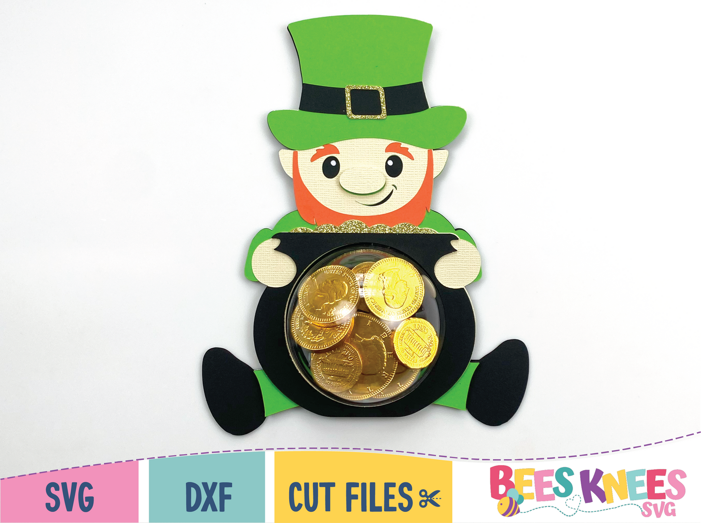 St. Patrick's Day Bundle Dome Candy Holder SVG Templates