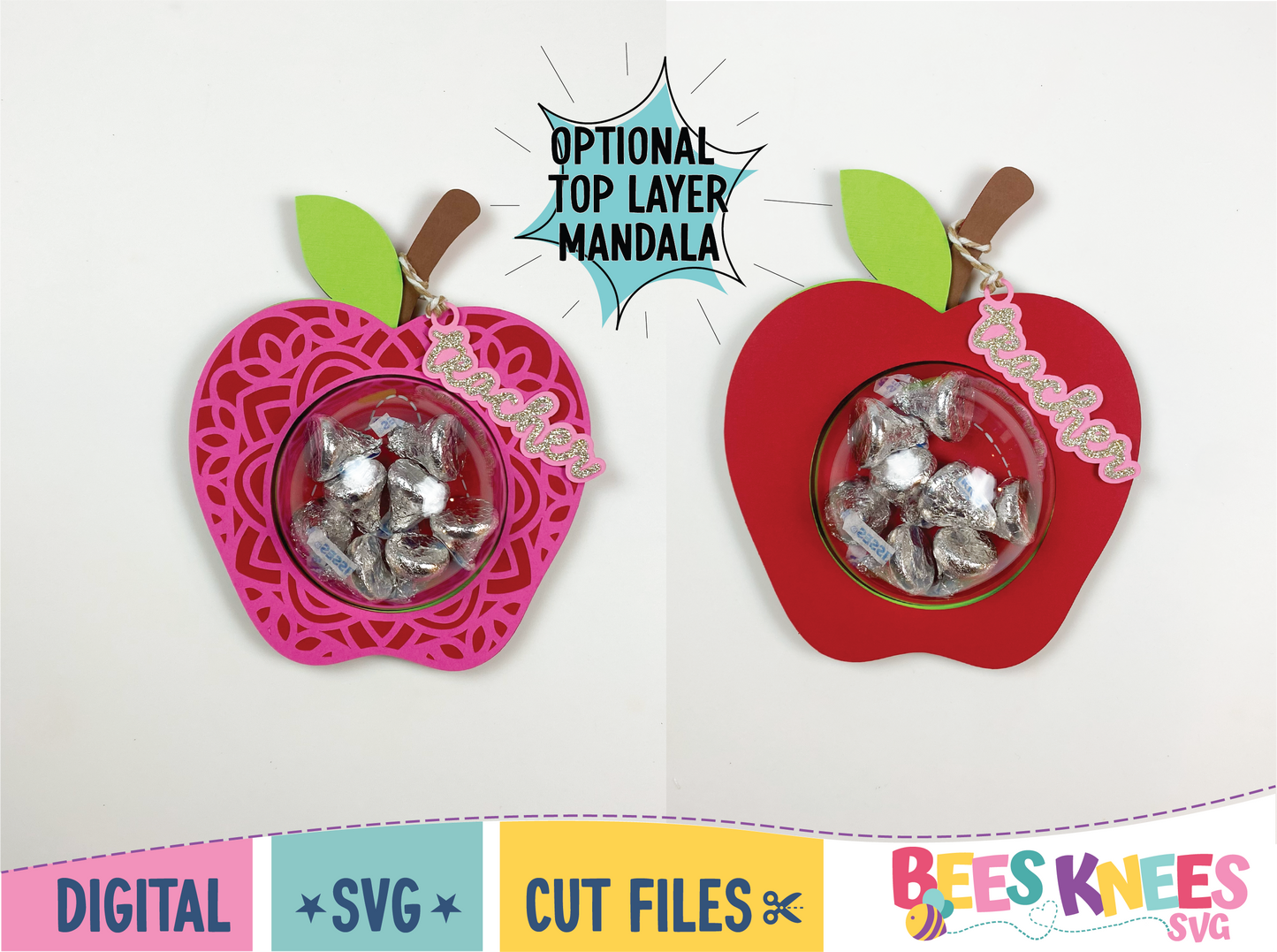 Apple Candy Holder SVG File