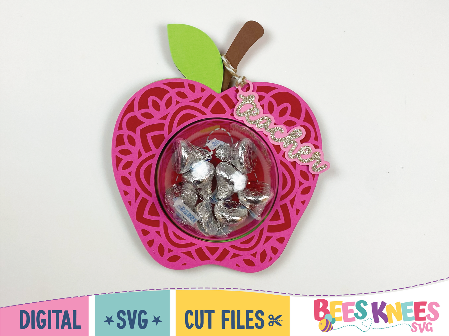 Apple Candy Holder SVG File