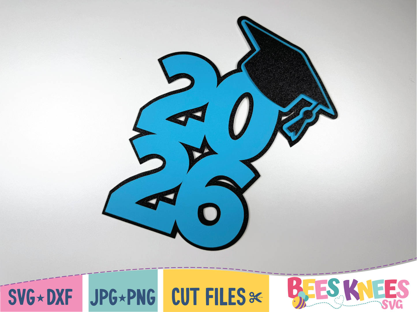 Graduation Class of 2026 Sign SVG Cut File Digital Download