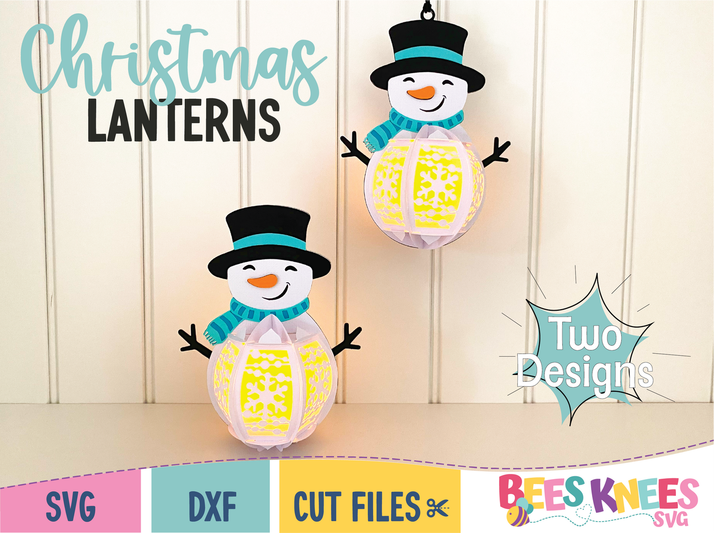 Cute snowman belly lantern diy ornament lantern. SVG digital download cut file for Cricut or Silhouette