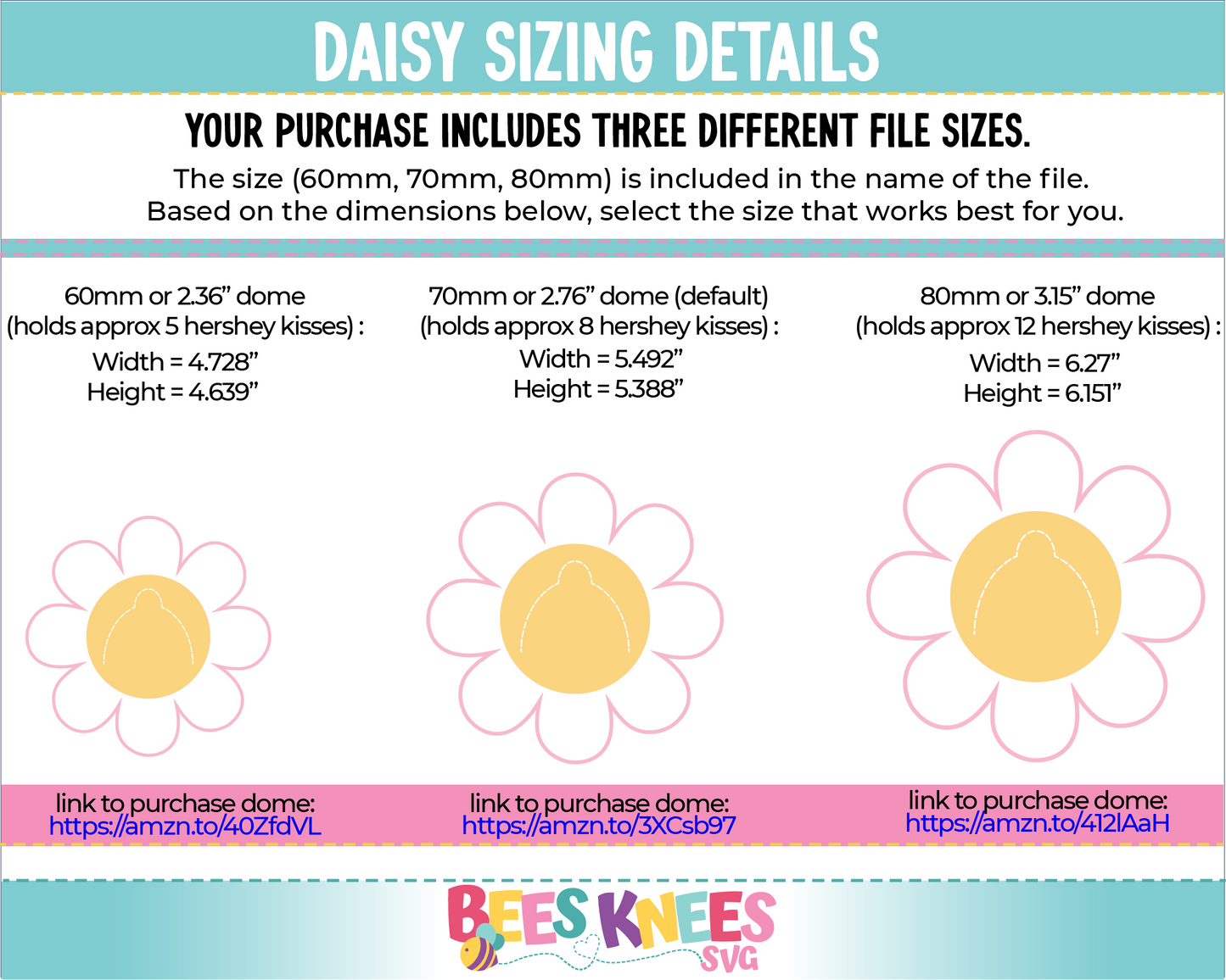 Daisy Candy Holder SVG File