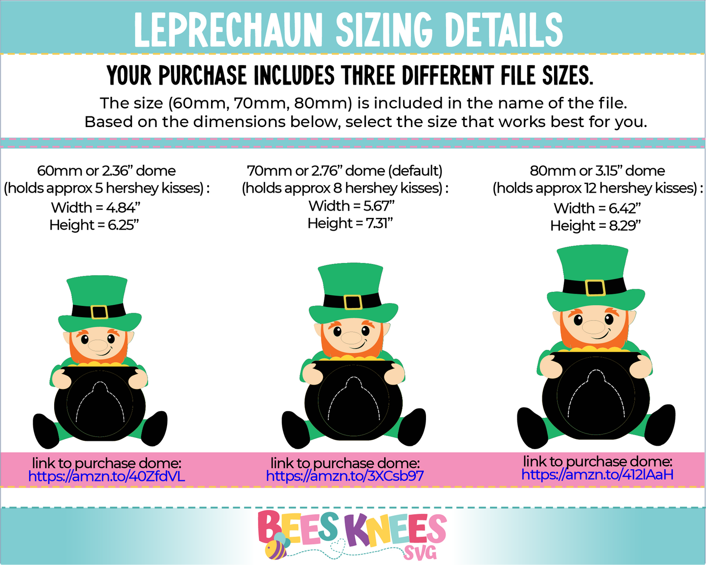 Leprechaun St. Patrick's Day Dome Candy Holder SVG File