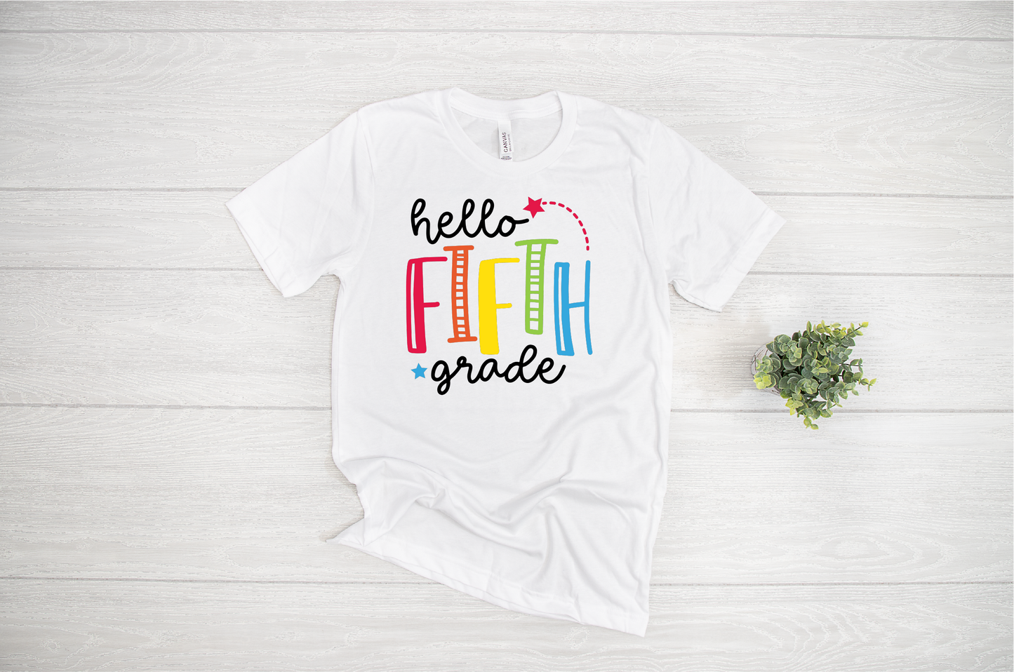 Hello Fifth Grade SVG Cut File Digital Download
