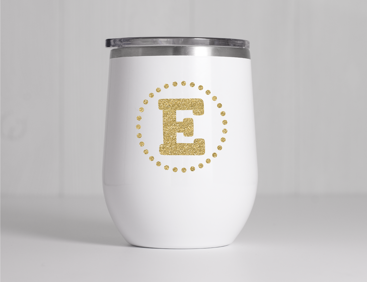 Initial Monogram A - Z Round Dot Keychain SVG Cut Files
