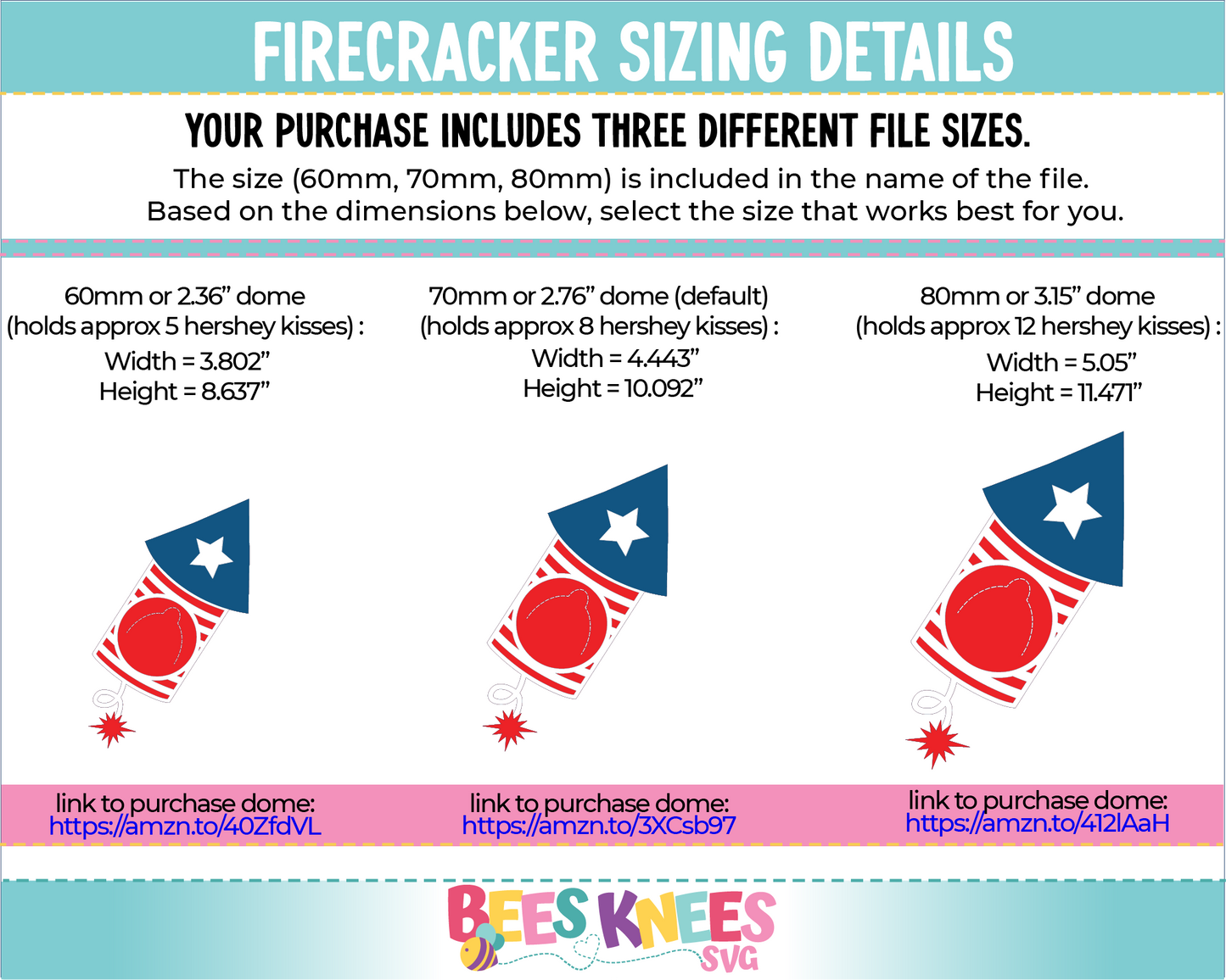 Patriotic Firecracker Candy Holder SVG File
