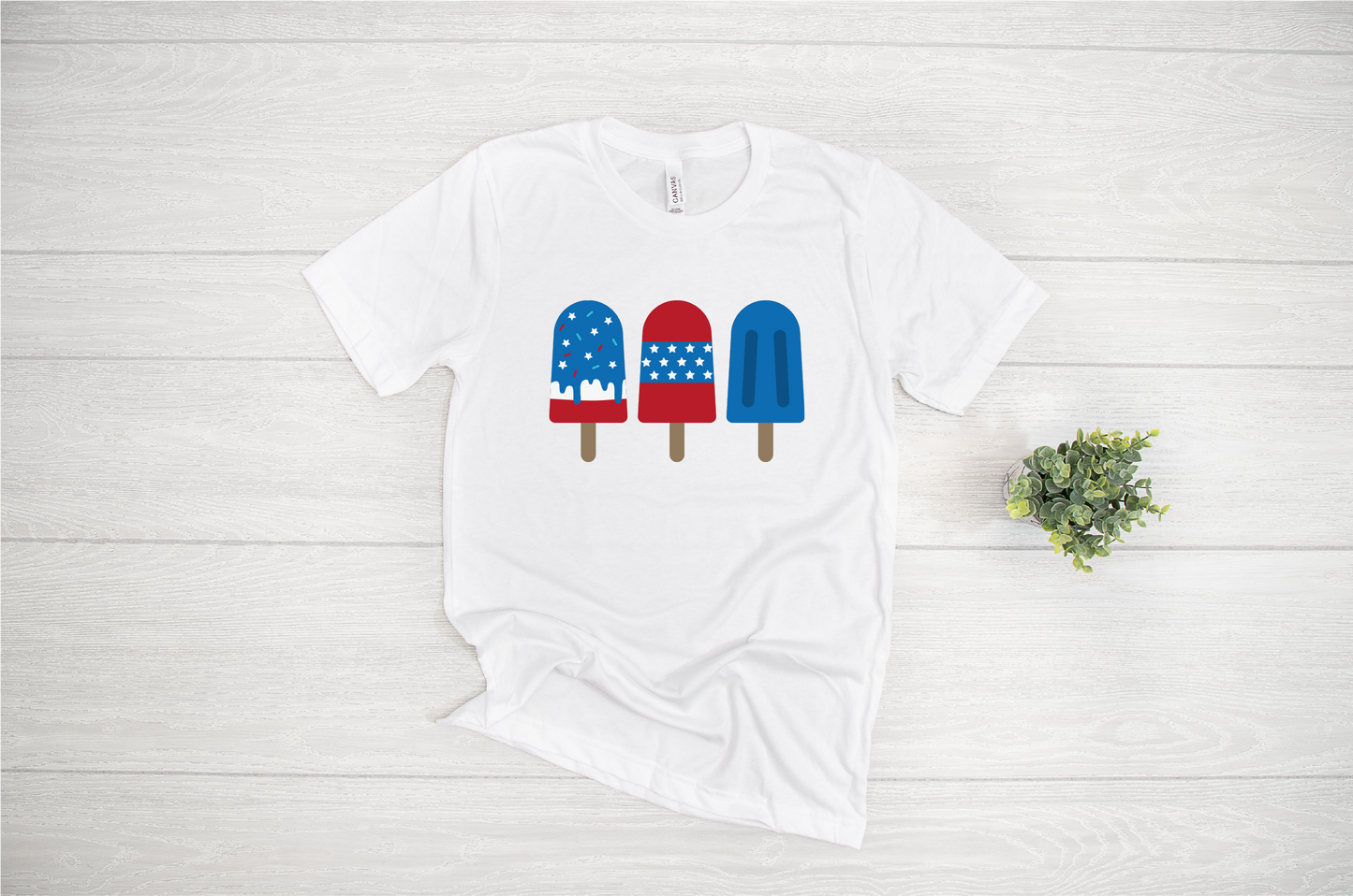 Patriotic Popsicles 4th of July SVG Cut File Bundle
