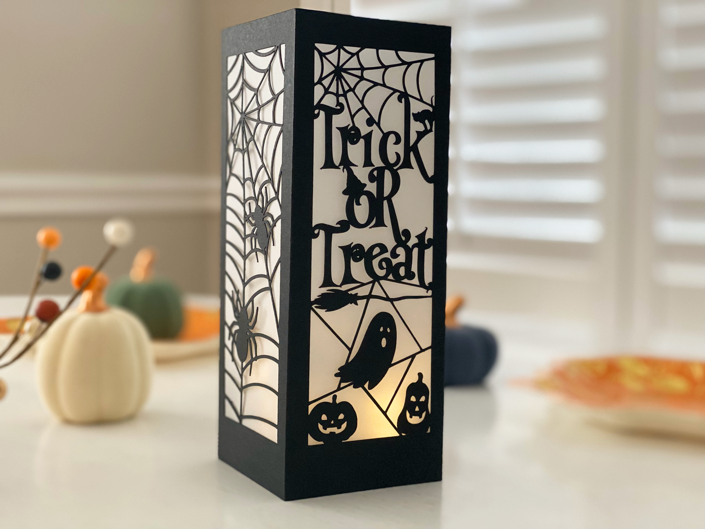 Trick or Treat Halloween Luminary Lantern