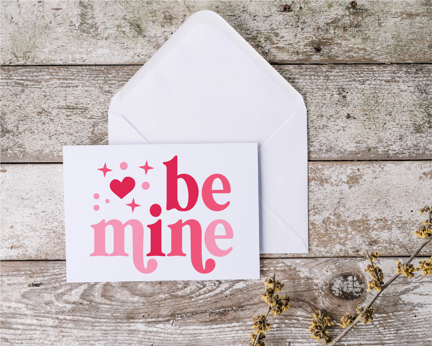 Be Mine Retro Modern SVG Cut File Digital Download