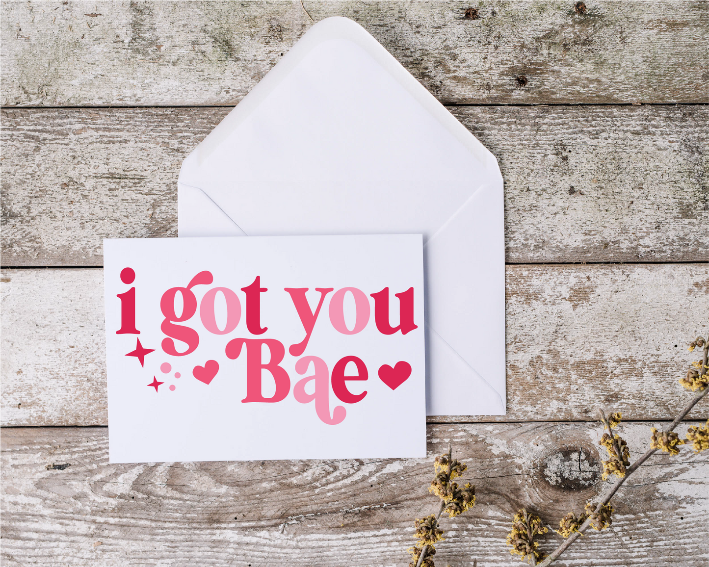 I Got You Bae Retro Modern SVG Cut File Digital Download