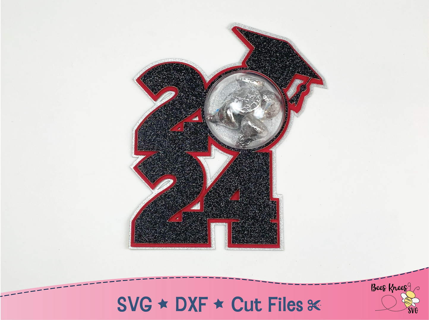 2024 Graduation Candy Holder SVG File