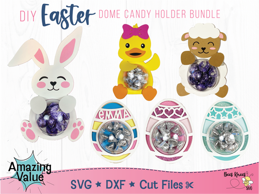 Easter Dome Candy Holder SVG Bundle