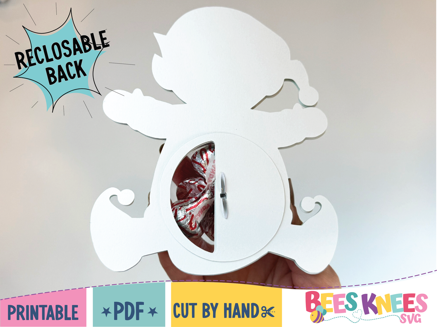 Printable Elf Candy Holder PDF