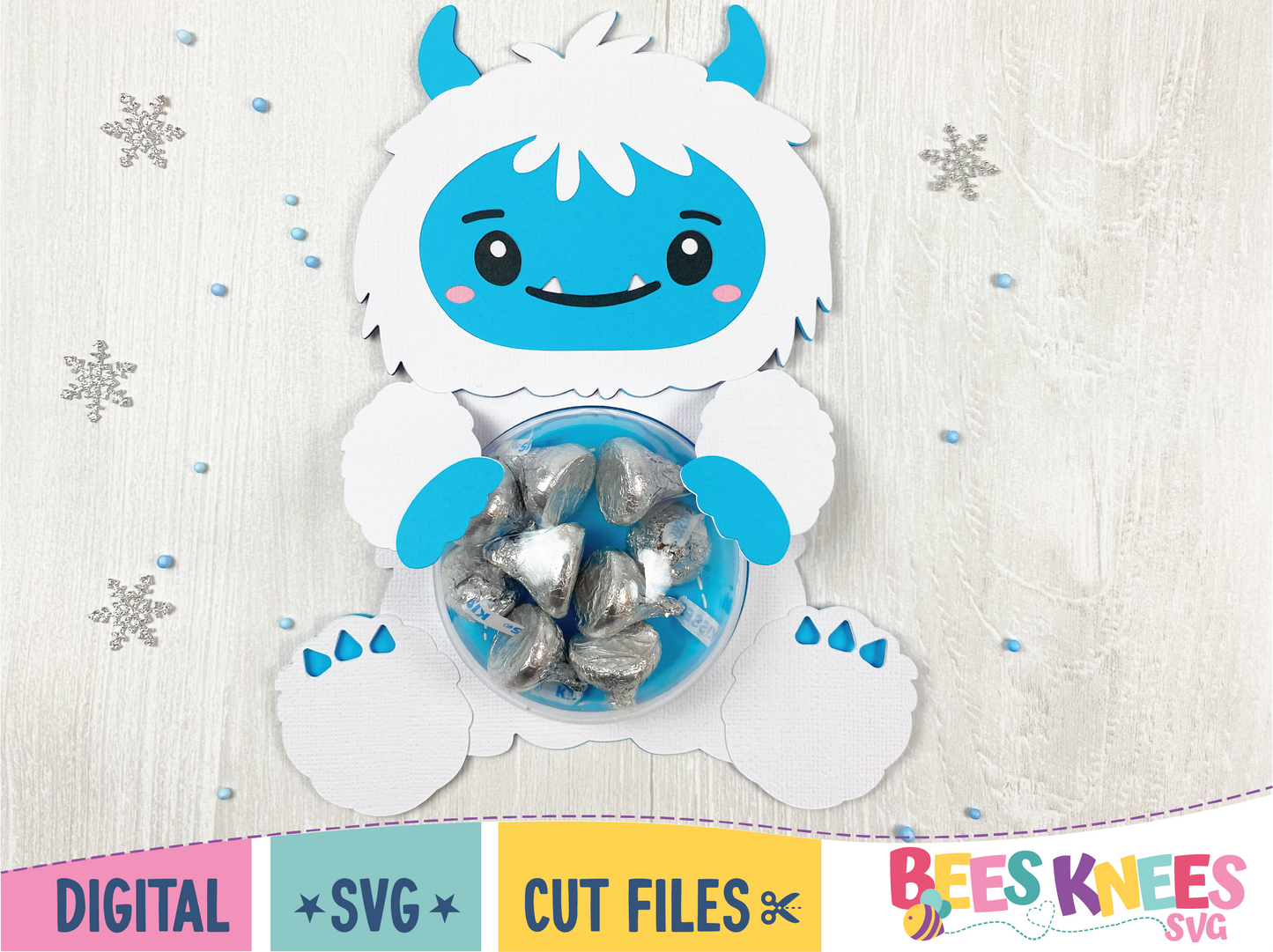 Yeti Candy Holder SVG File