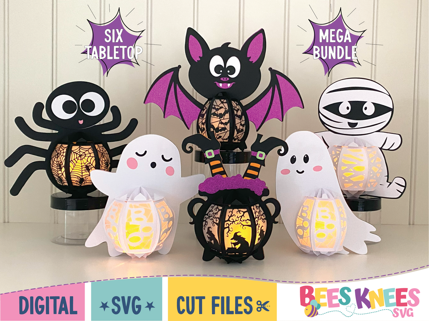 Halloween Bundle Belly Lanterns SVG Digital Files