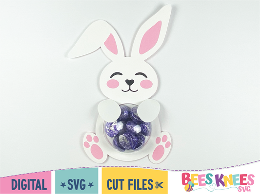 Bunny Candy Dome Holder SVG File