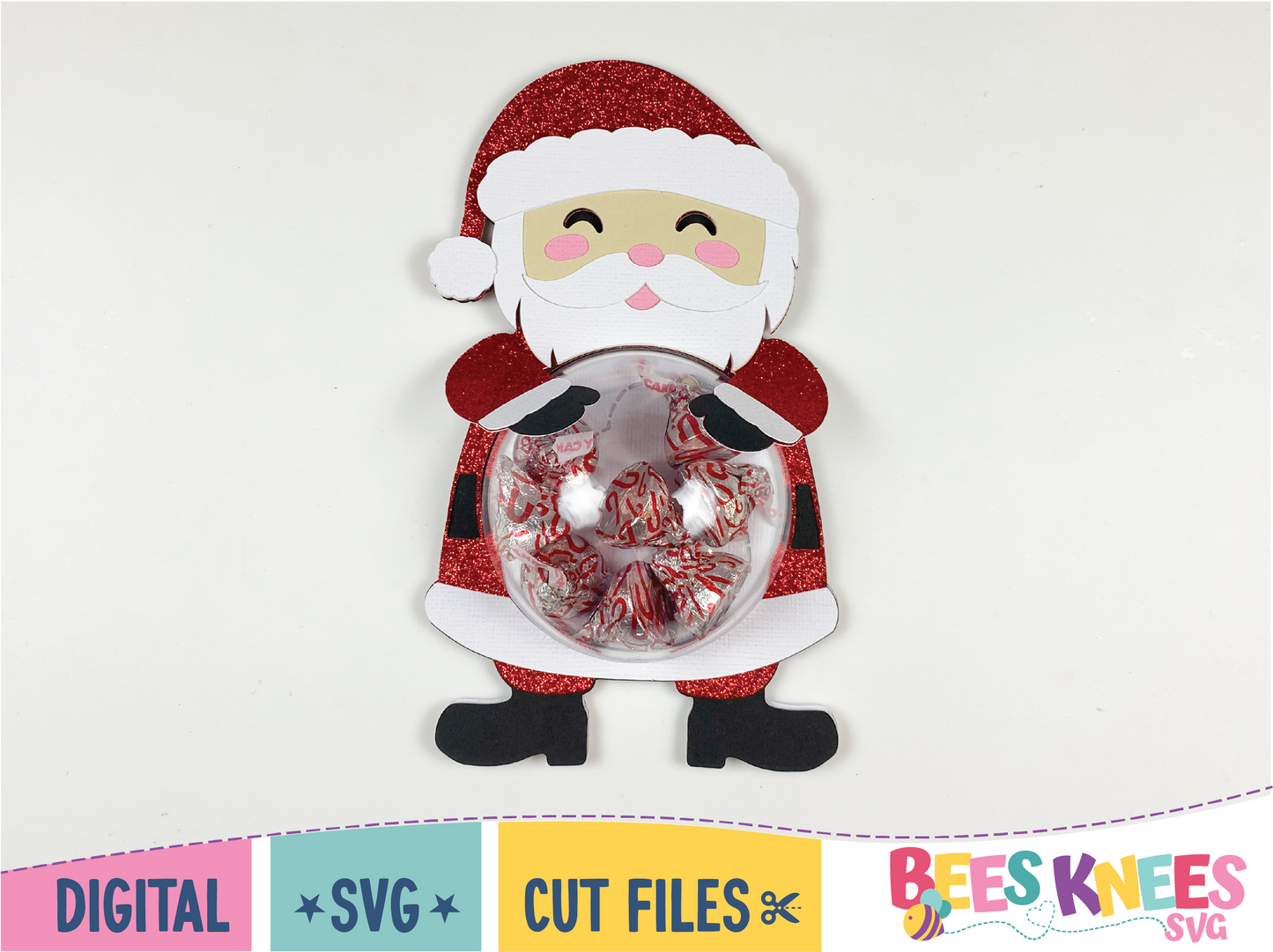 Santa Candy Holder SVG File