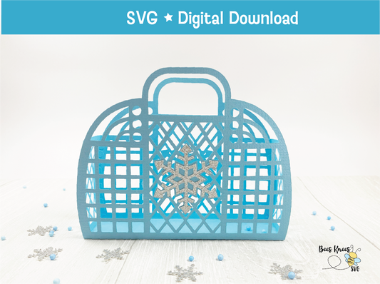 Snowflake Jelly Bag SVG File