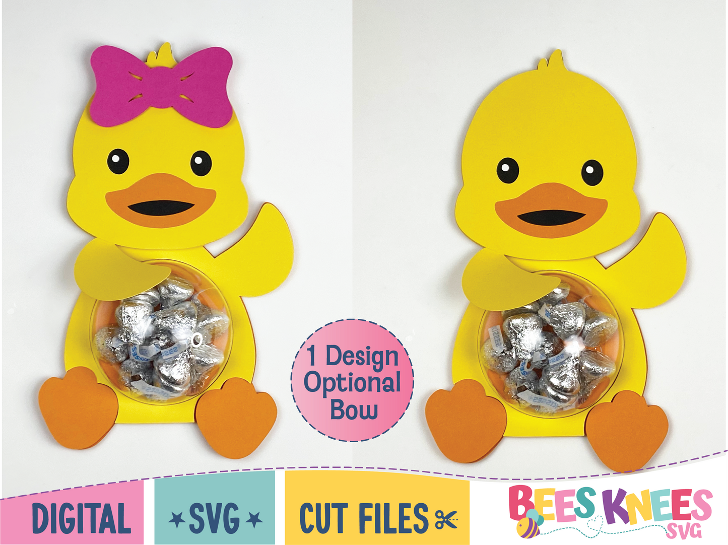 Duck Dome Candy Holder SVG File