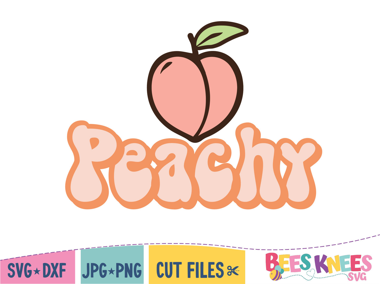 Peachy SVG Cut File