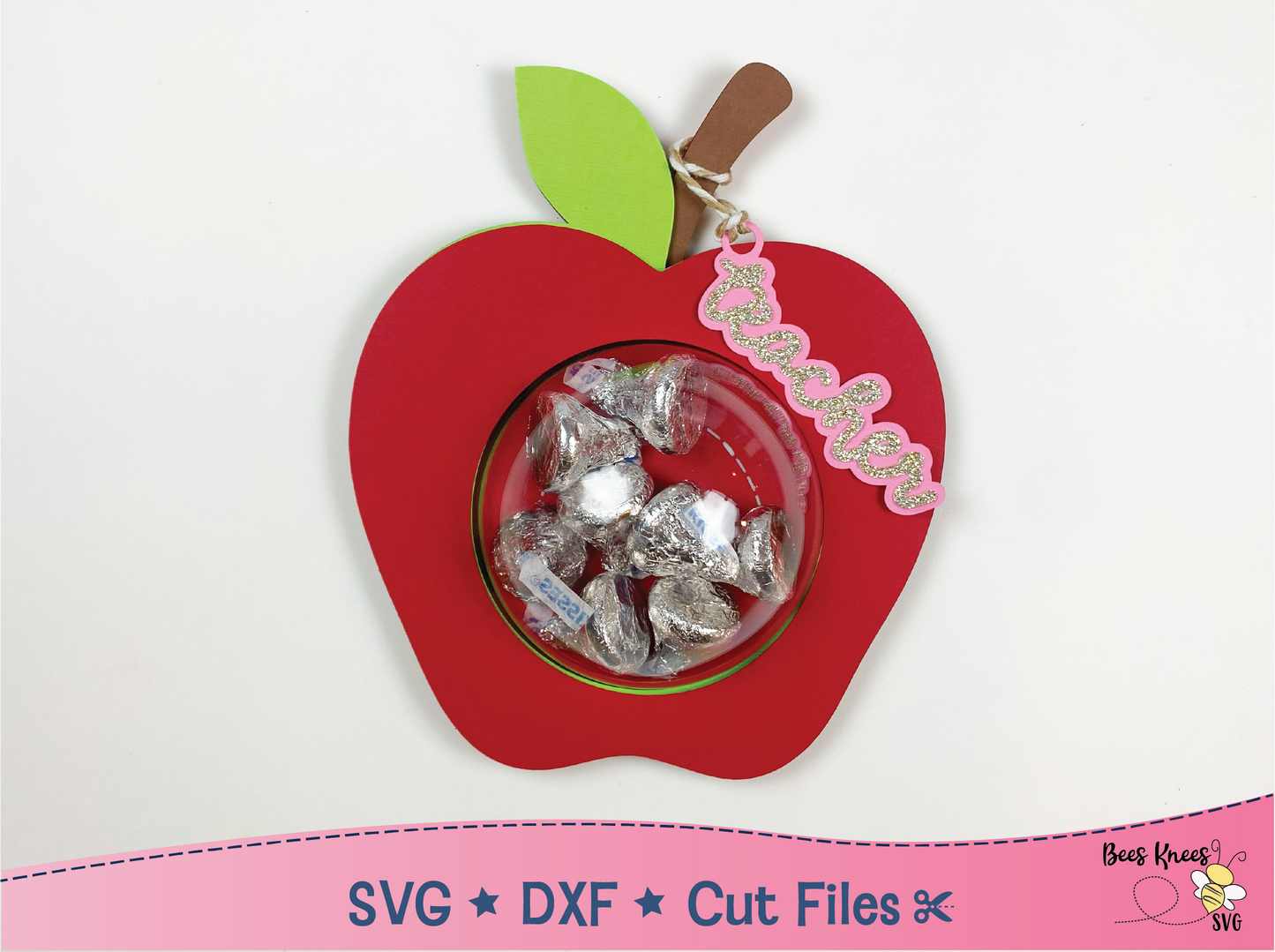 Apple Candy Holder SVG File