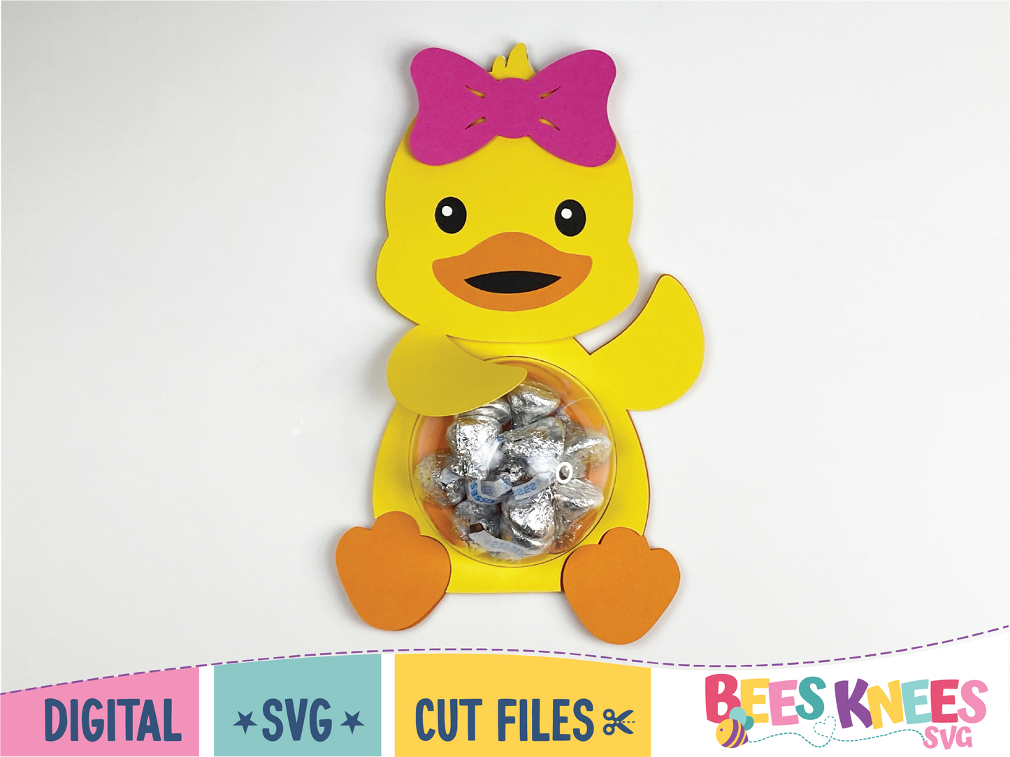 Duck Dome Candy Holder SVG File