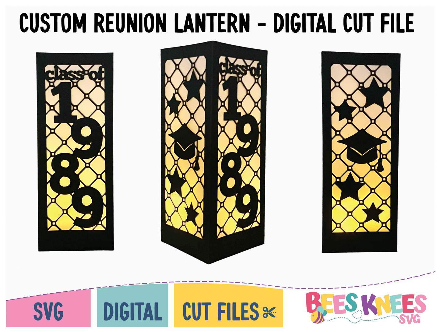 Custom Reunion Lantern - Any Year - SVG Digital File