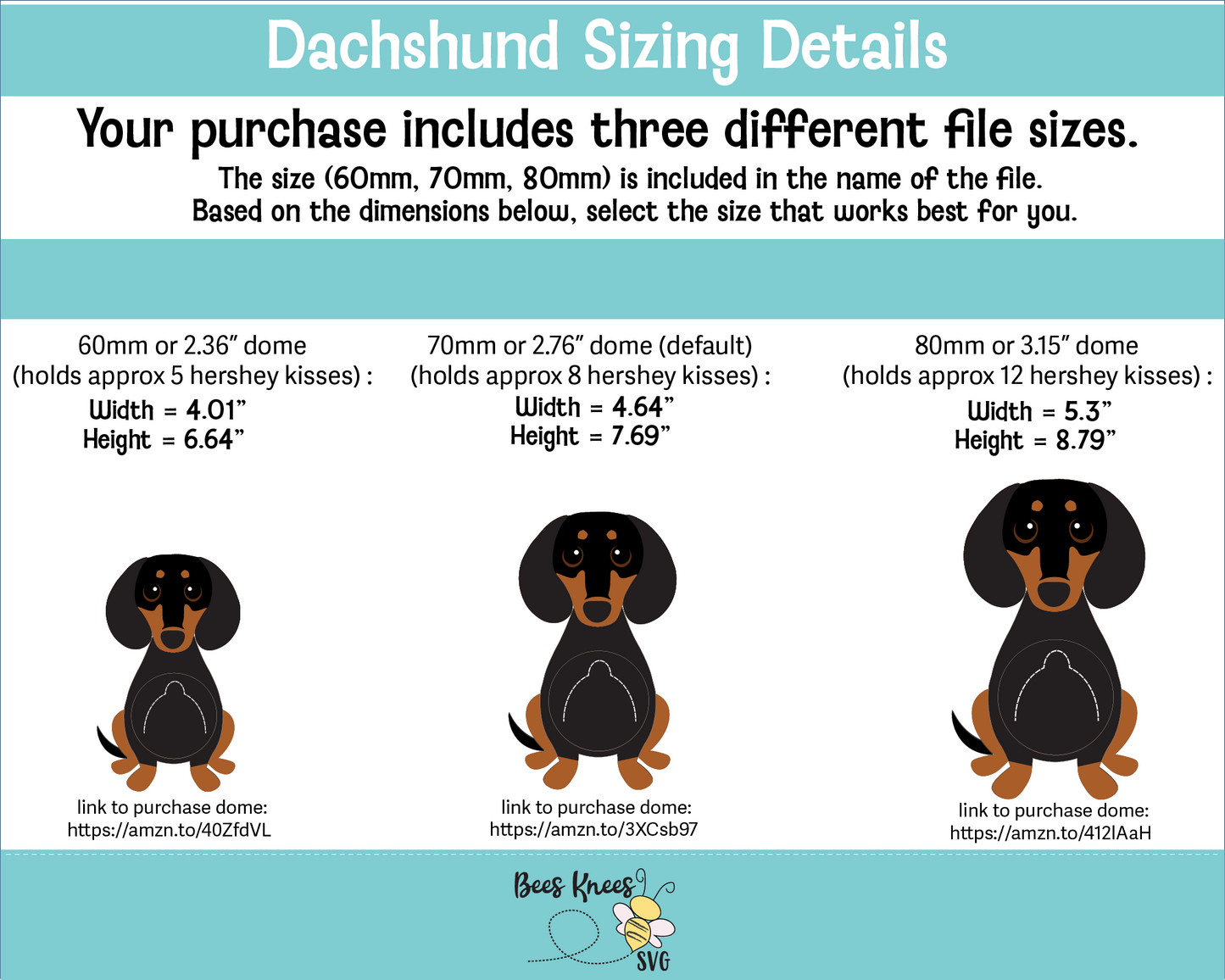 Dachshund Weiner Dog Candy Holder SVG File