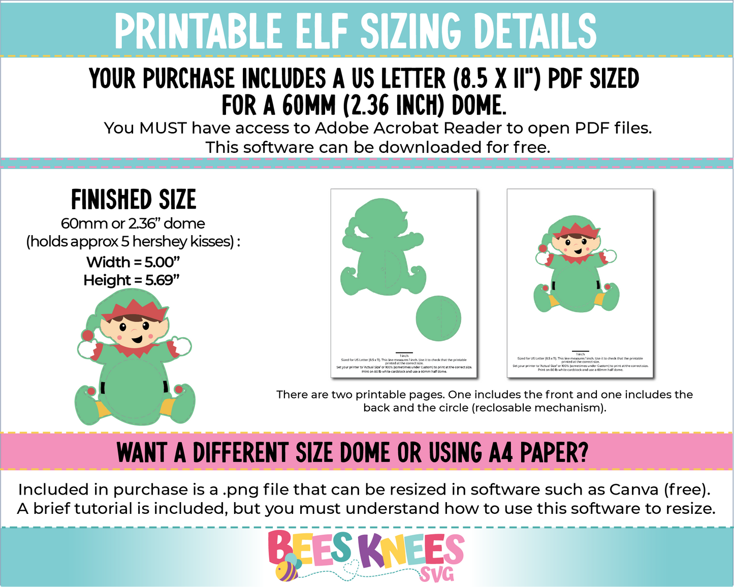 Printable Christmas Bundle Candy Holders PDF
