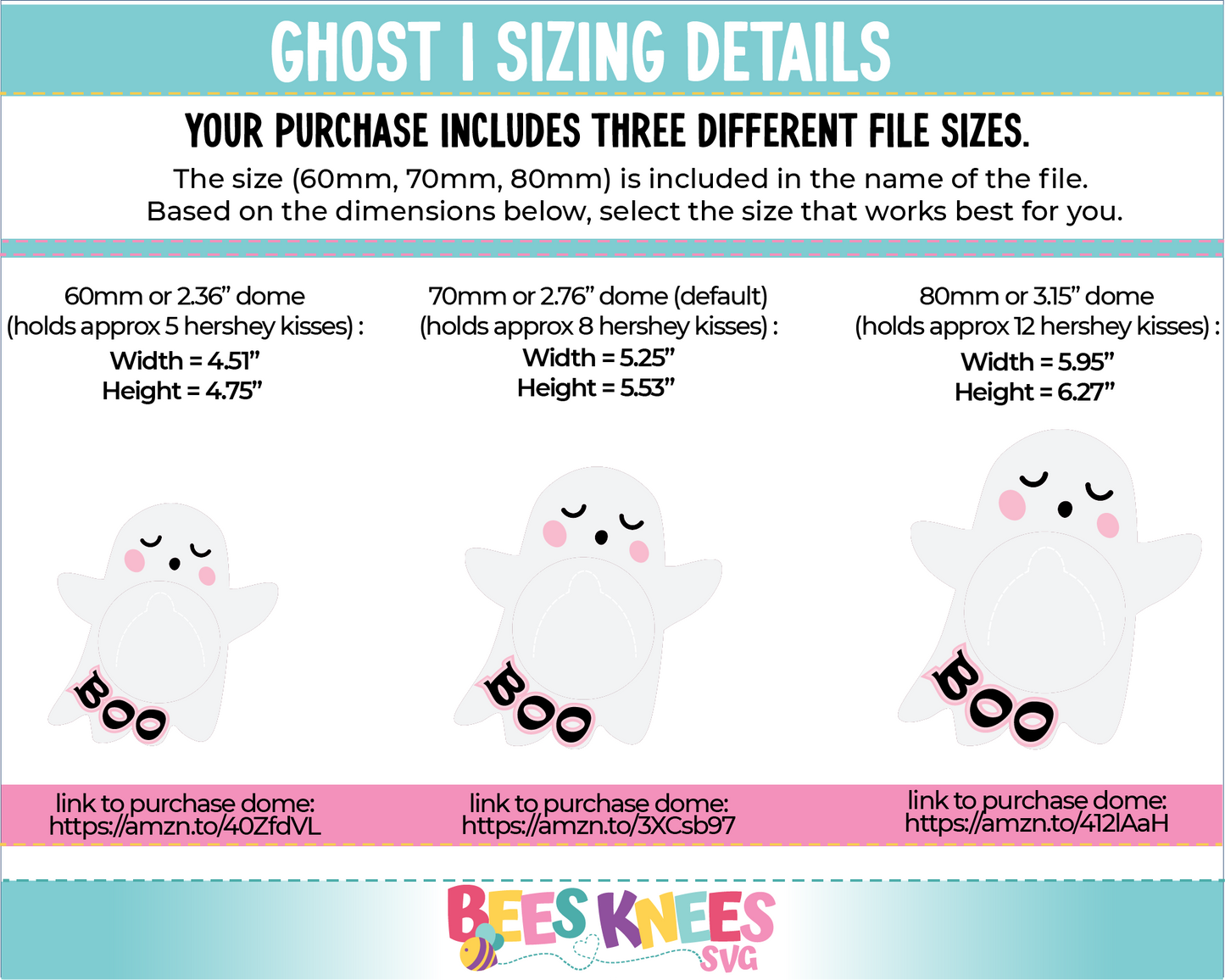 Ghost Candy Holder SVG File