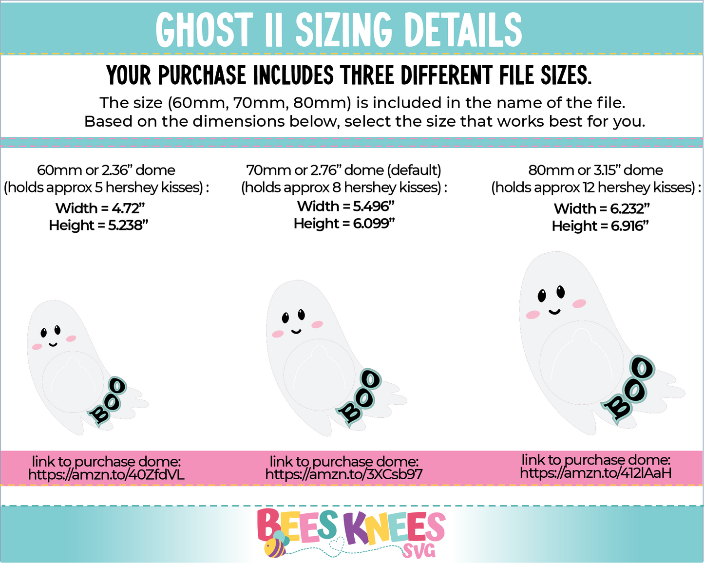 Ghost Candy Holder SVG File