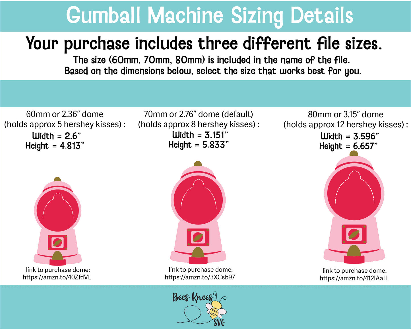 Gumball Machine Dome Candy Holder SVG File