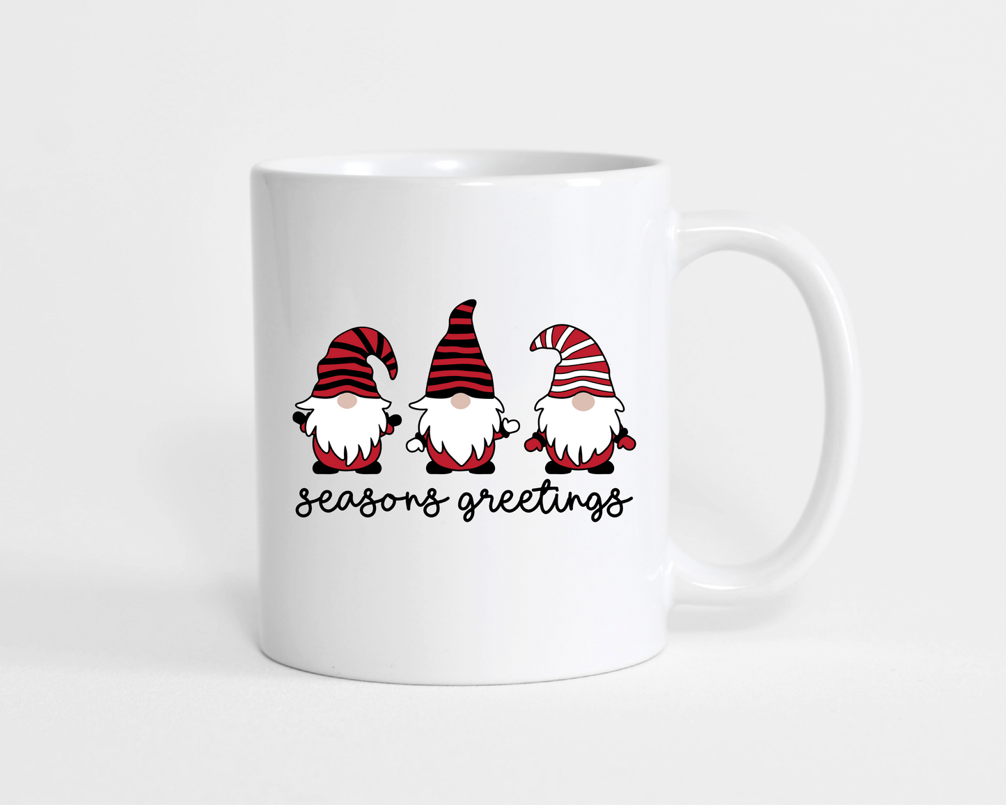 Christmas Gnomes Seasons Greetings SVG File