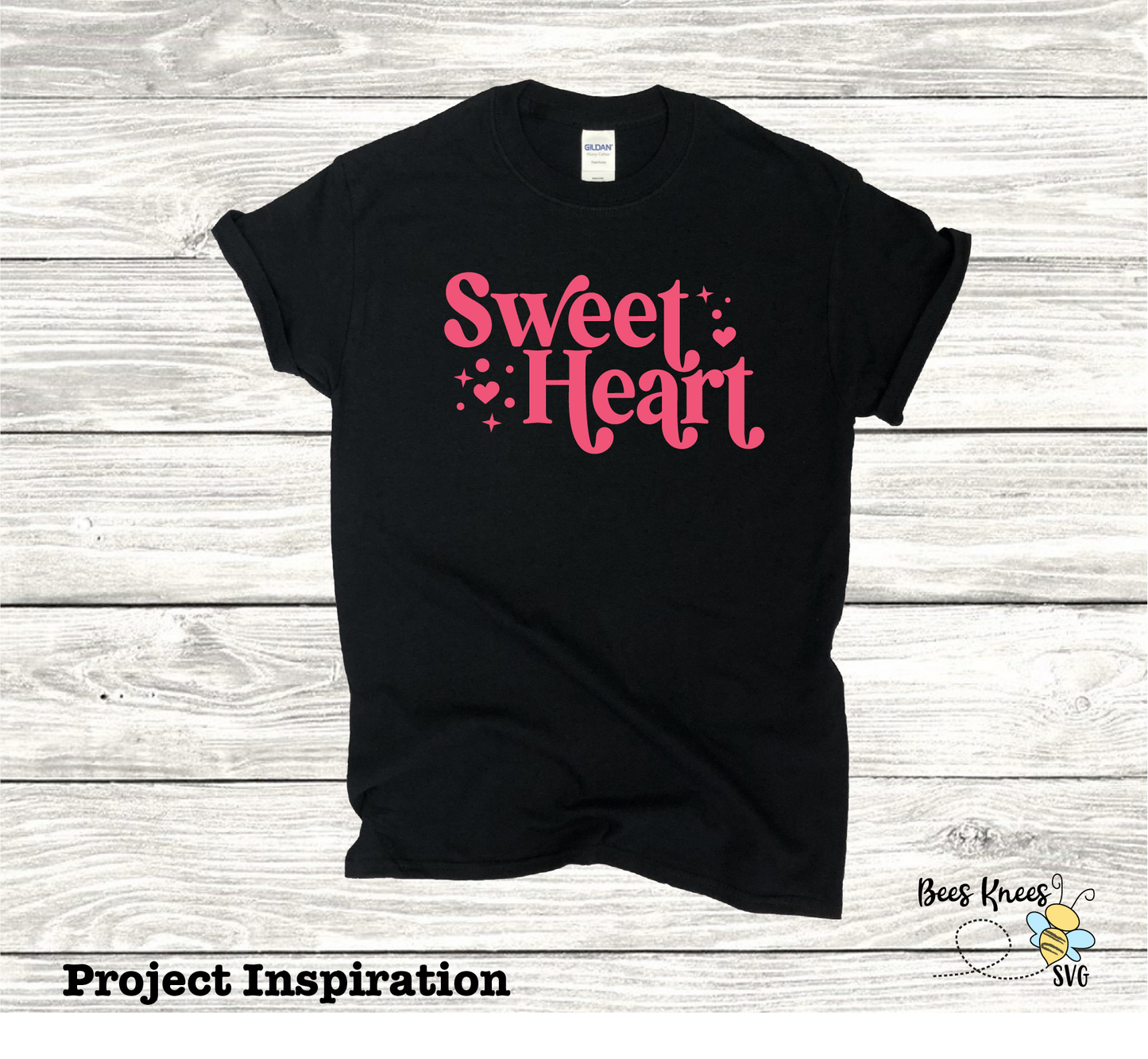 Sweet Heart Retro Modern SVG Cut File Digital Download