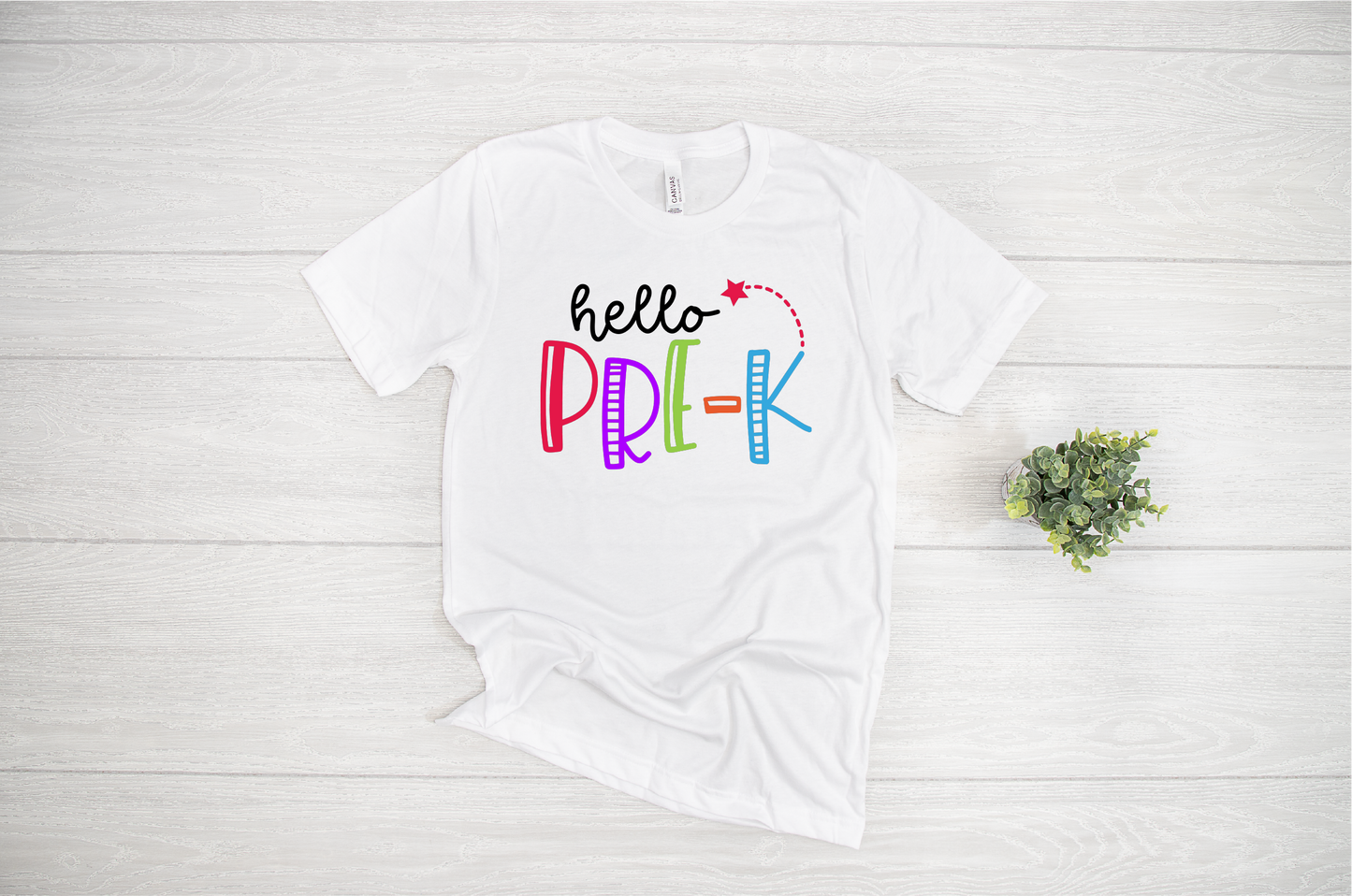 Hello Pre-K SVG Cut File Digital Download