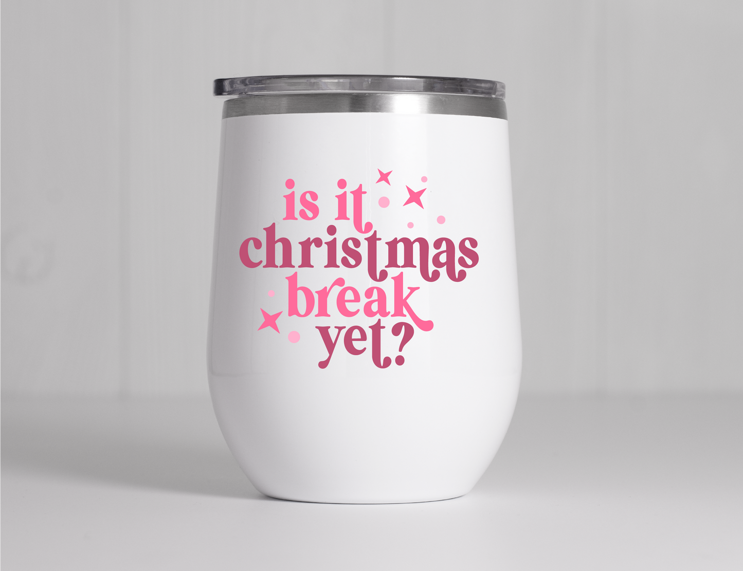 Round Modern Retro Christmas Teacher Ornaments SVG File