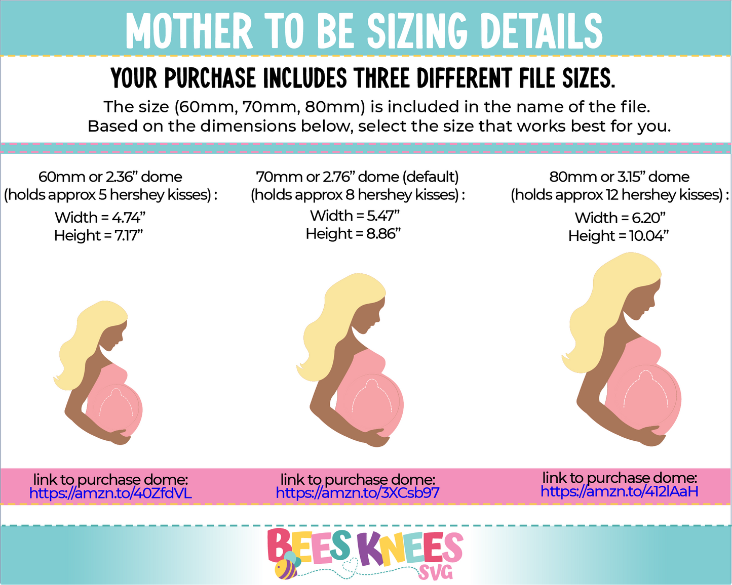 Mommy to Be Candy Holder SVG Template Cut File