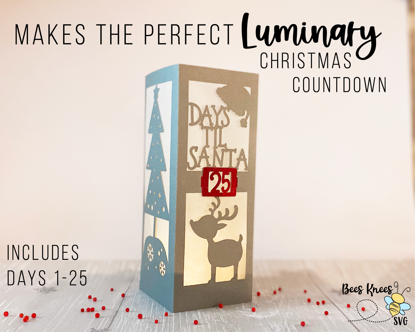 Countdown to Christmas Luminary Lantern