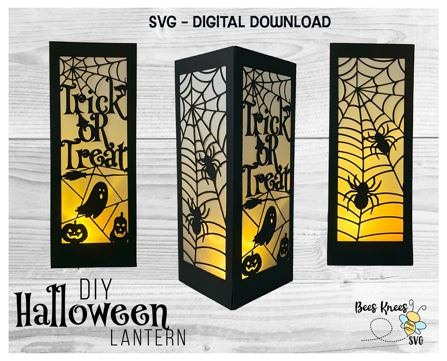 Trick or Treat Halloween Luminary Lantern