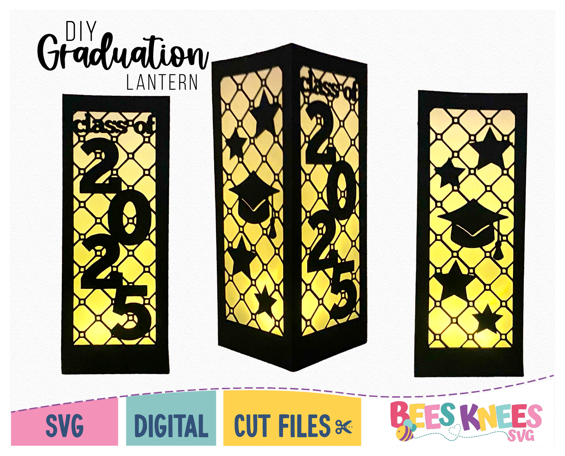 2025 Graduation Lantern Cut File for Cricut 