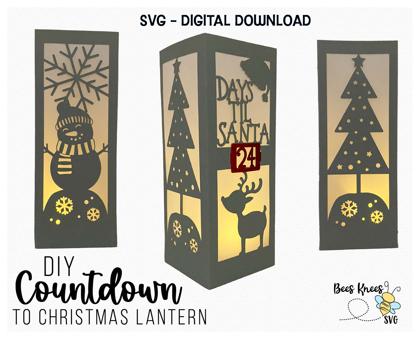 Countdown to Christmas Luminary Lantern