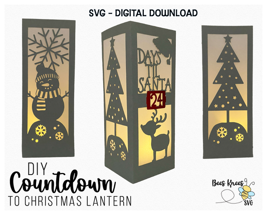 Countdown to Christmas Luminary Lantern