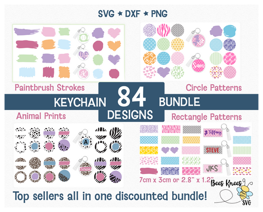 Keychain Mega Bundle SVG Cut Files