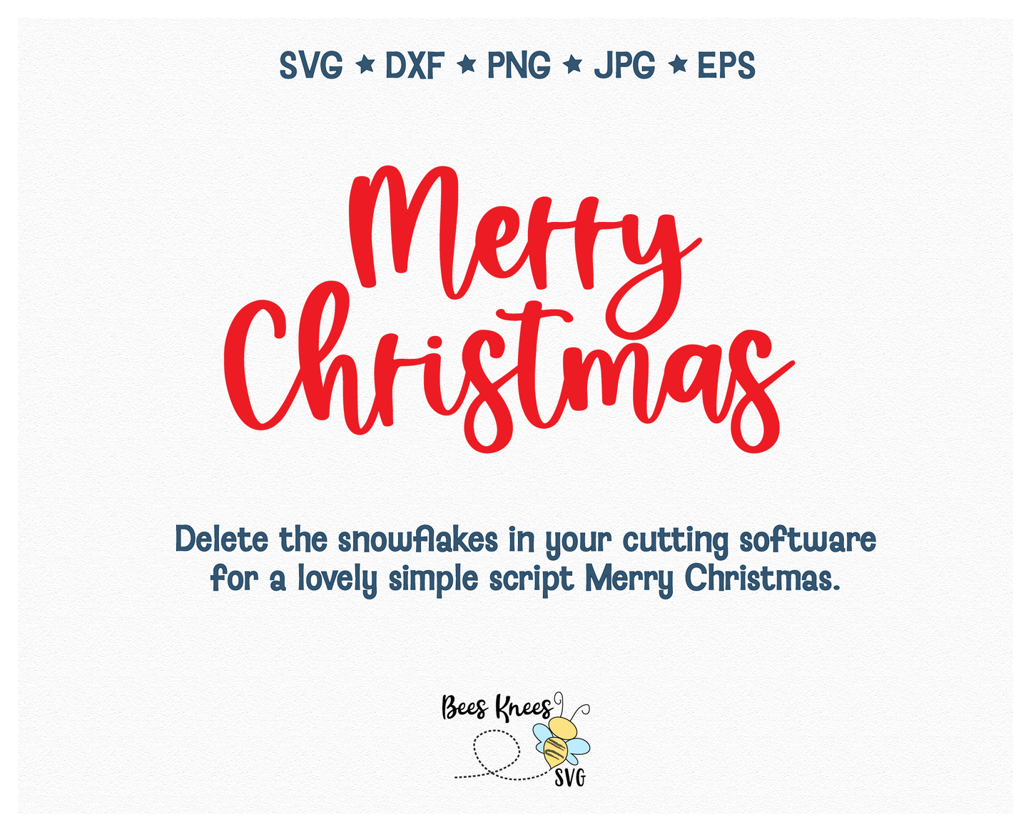 Merry Christmas SVG File