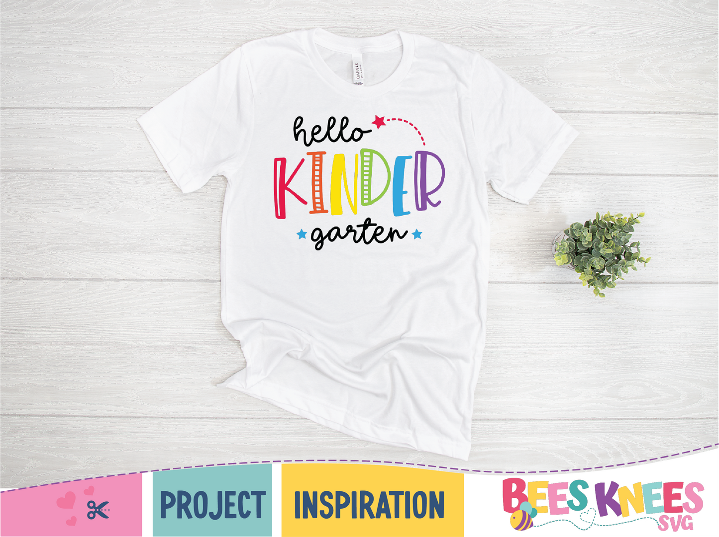 Hello Kindergarten SVG Cut File Digital Download