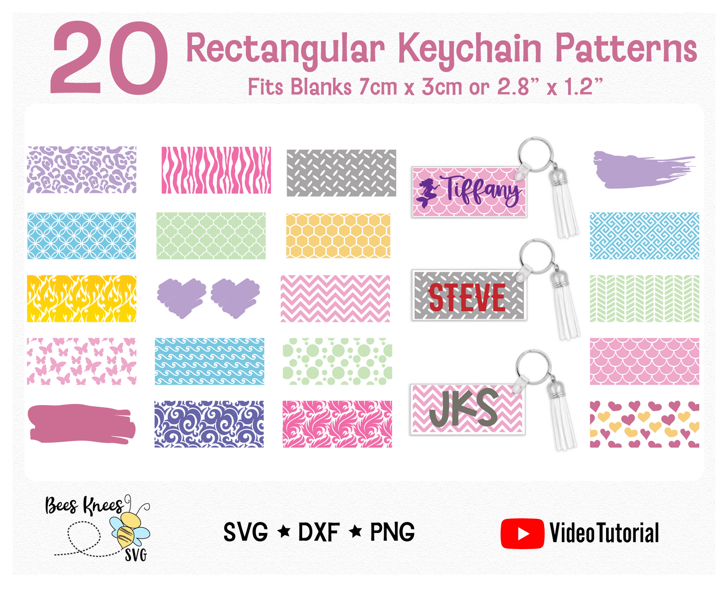 Keychain Mega Bundle SVG Cut Files