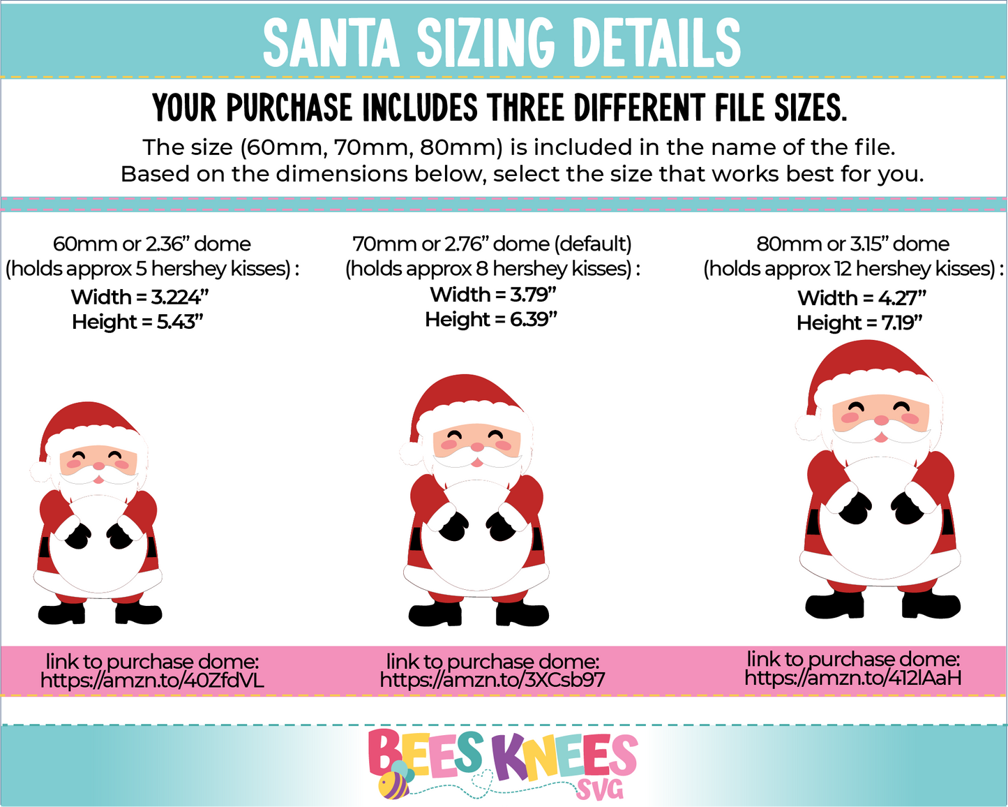 Santa Candy Holder SVG File