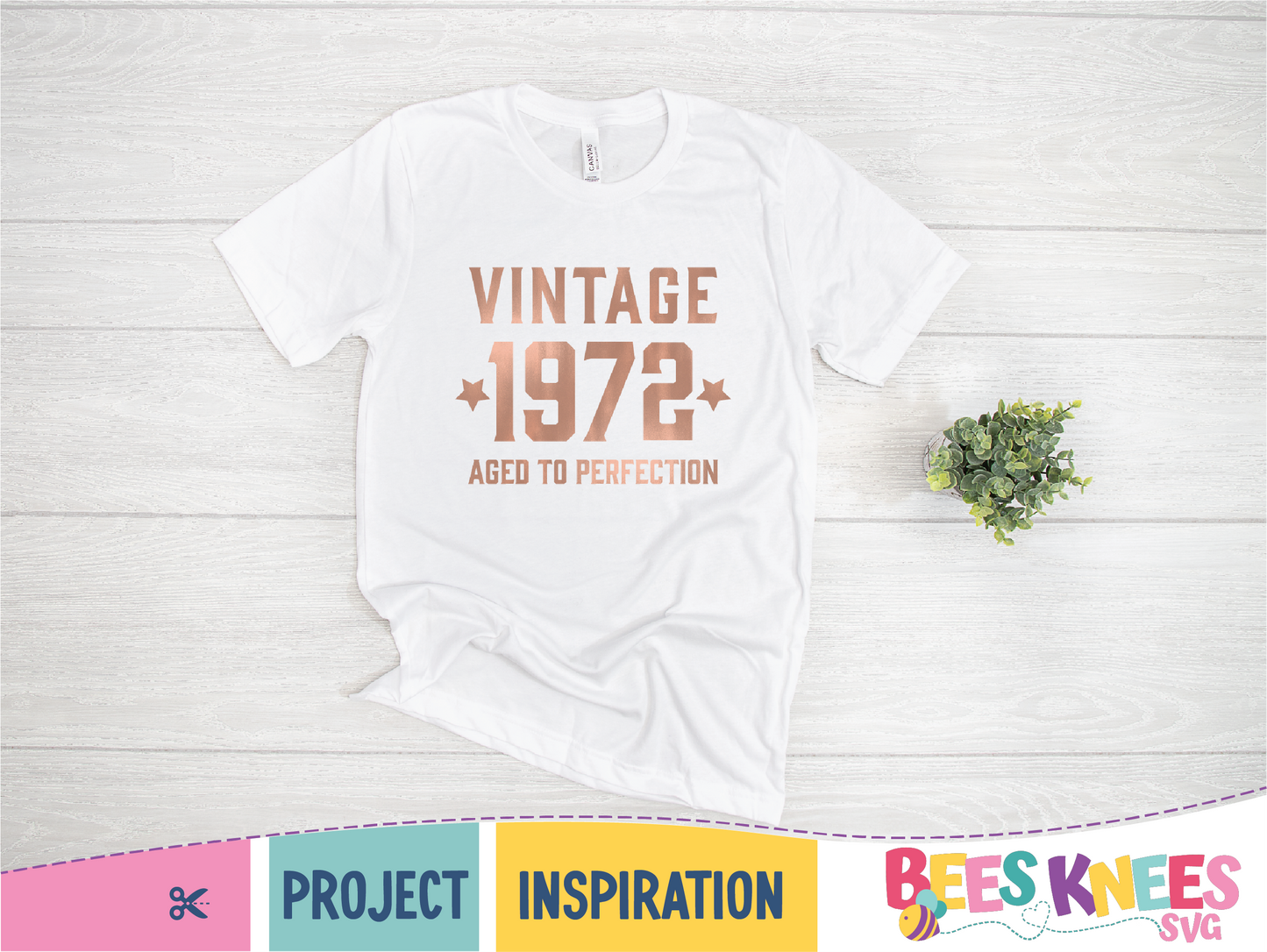 Vintage Aged to Perfection Custom Year DIY SVG